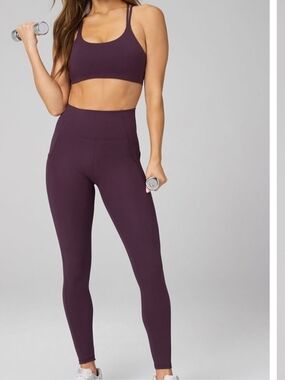 Fabletics High-Waist Plum Leggings - Women's Activewear